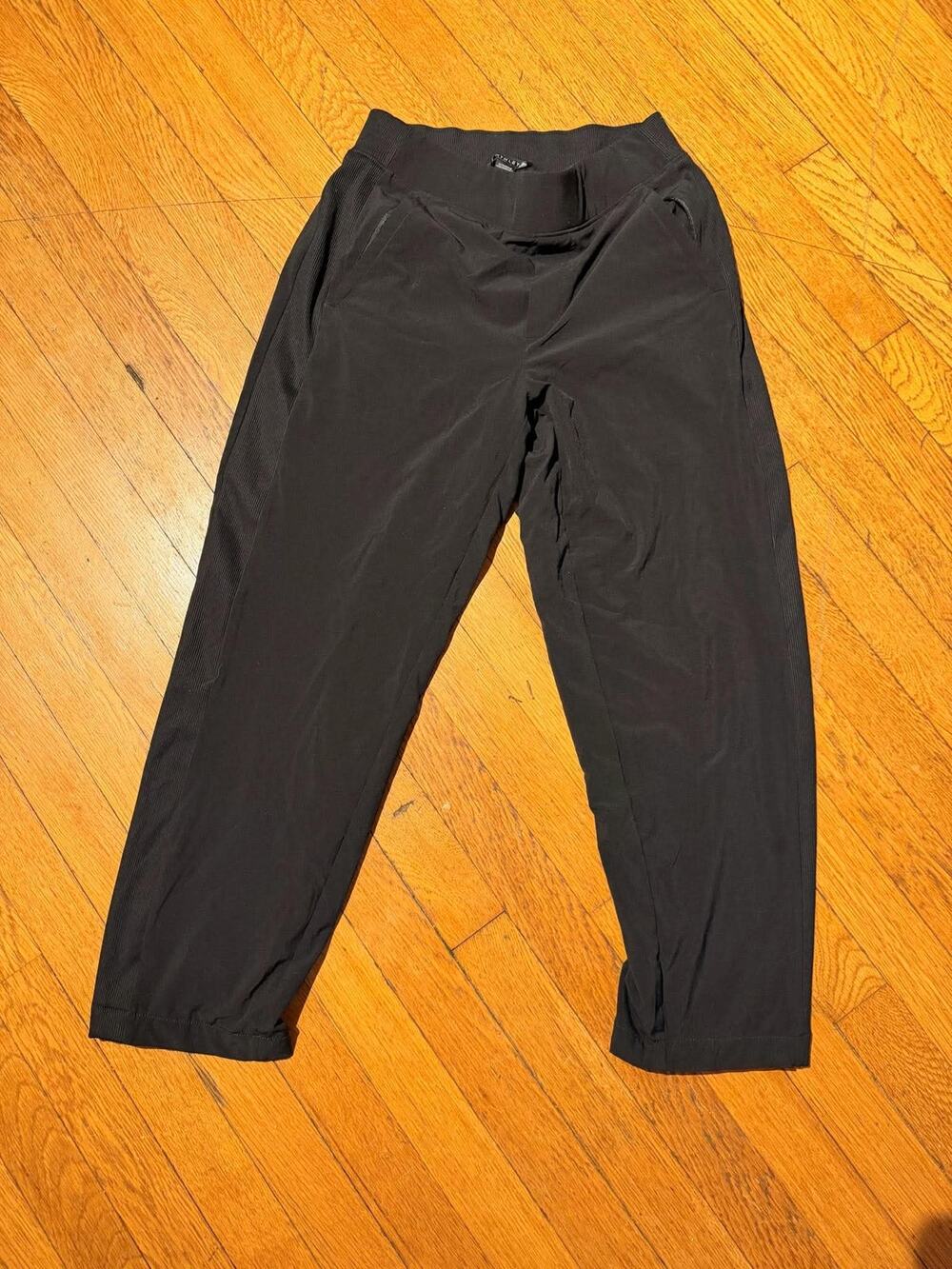 Athleta Black Straight Leg Travel Pants Women’s Size 2